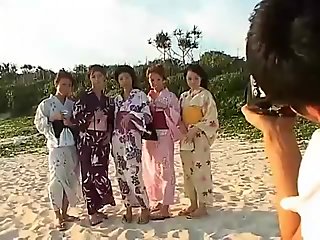 pantai, bangsa jepun, jav censored, aktiviti luar, awam